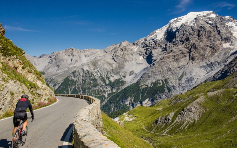Stilfserjoch, auf den Gipfel nur mit der Kraft der Beine