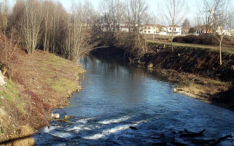 Casalgrasso, der Zusammenfluss mit der Varaita