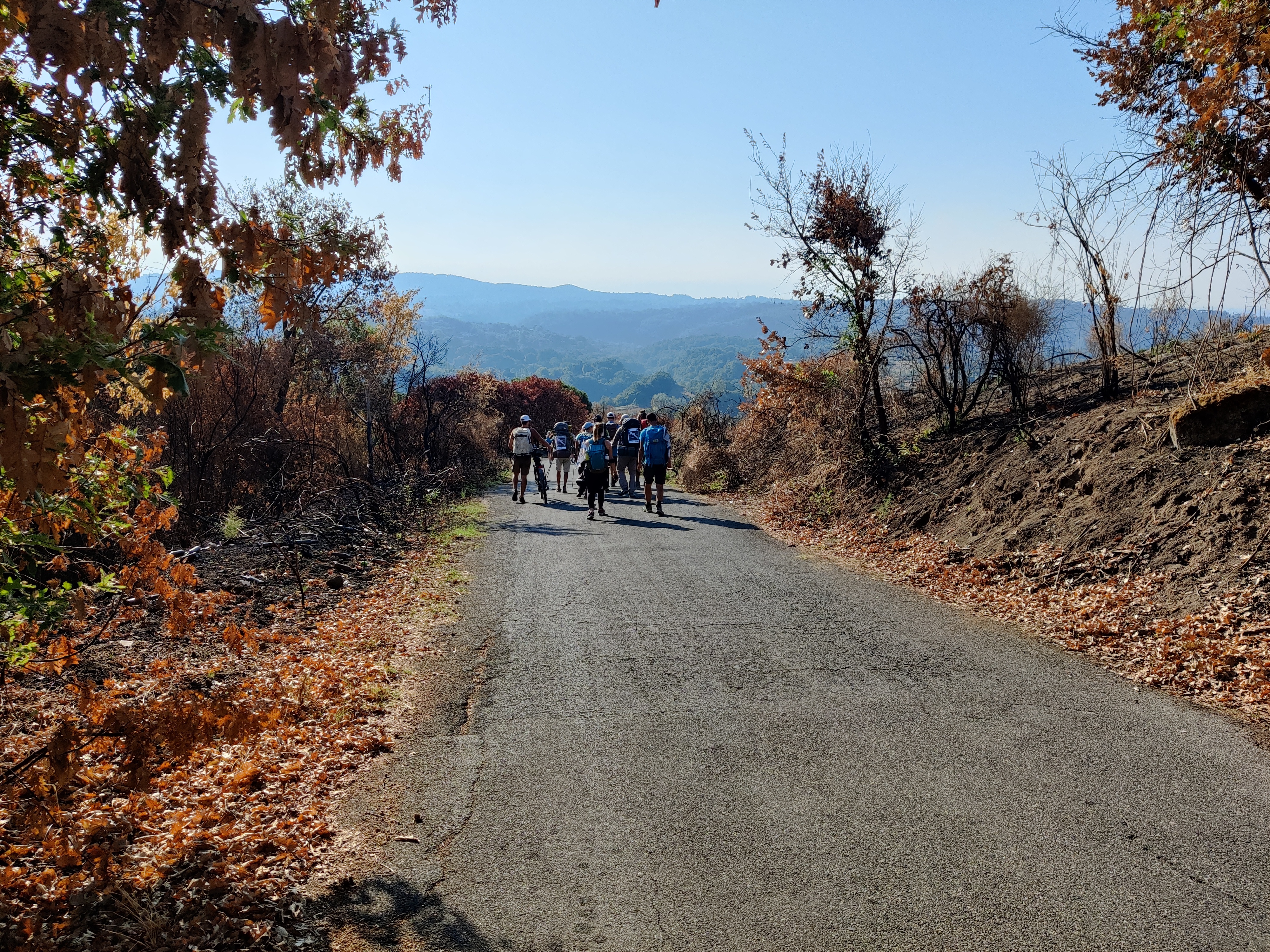 Variante sur le pont sur le torrent Valchetta