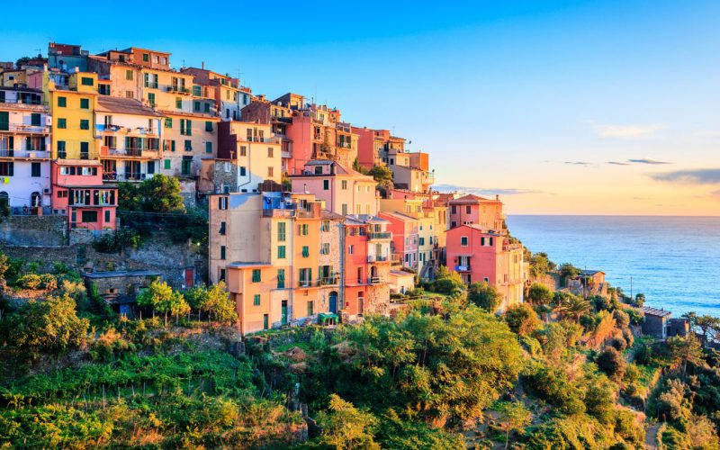 Corniglia, inmitten der Weinberge