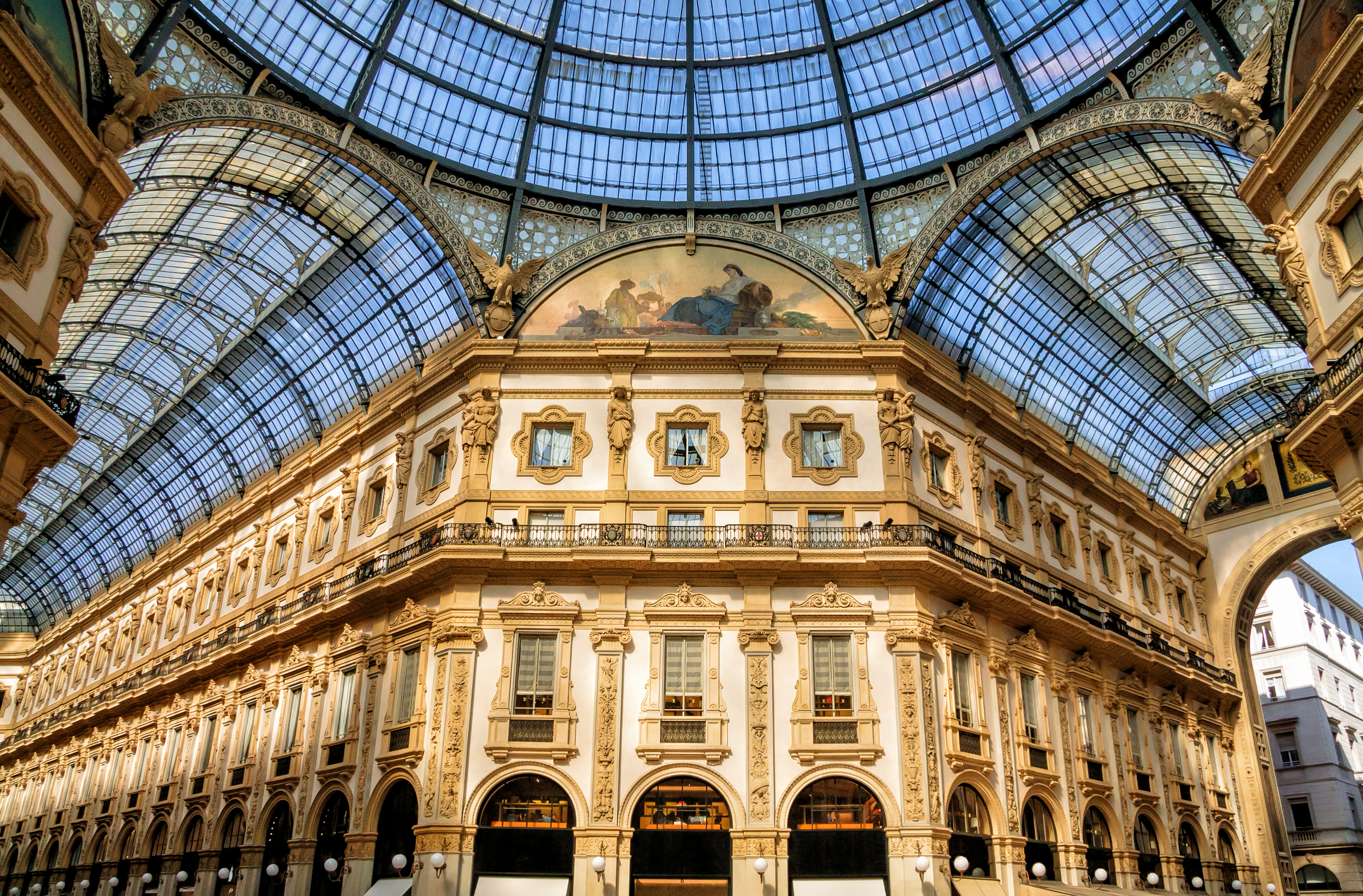 Galleria Vittorio Emanuele II in Milan  Italy - Fine Art Photography by  Nico Trinkhaus