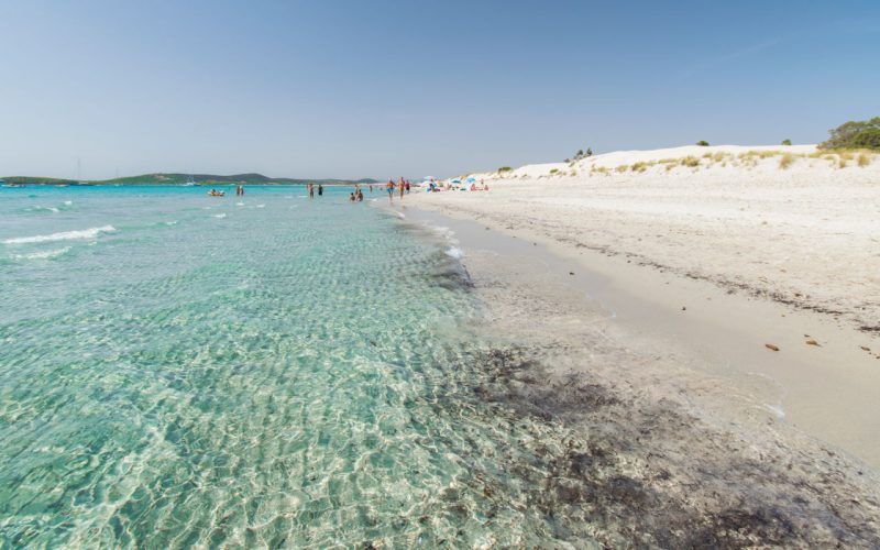 white sand sardinia