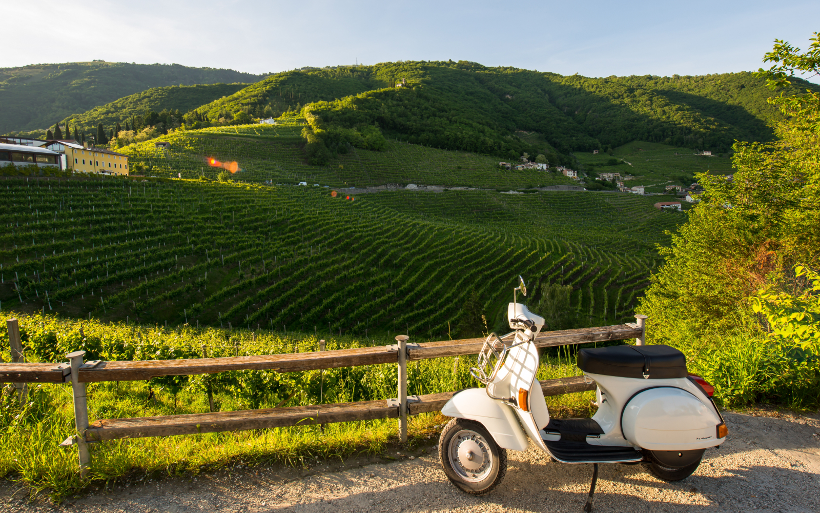 Италия Тоскана Vespa