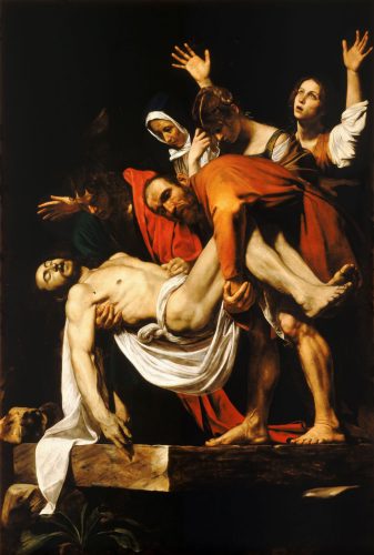 The Entombment of Christ by Caravaggio, Vatican Museums - Rome, Lazio
