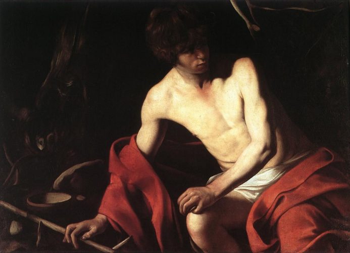 John the Baptist by Caravaggio, Palazzo Corsini - Rome, Lazio