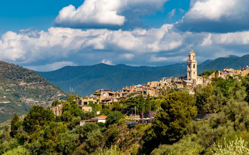 View of Bussana Vecchia