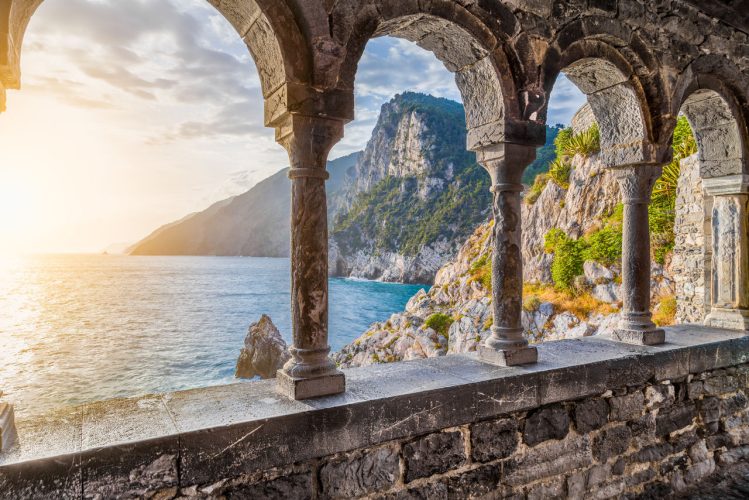 Arcades of the church San Pietro, Porto Venere - Liguria