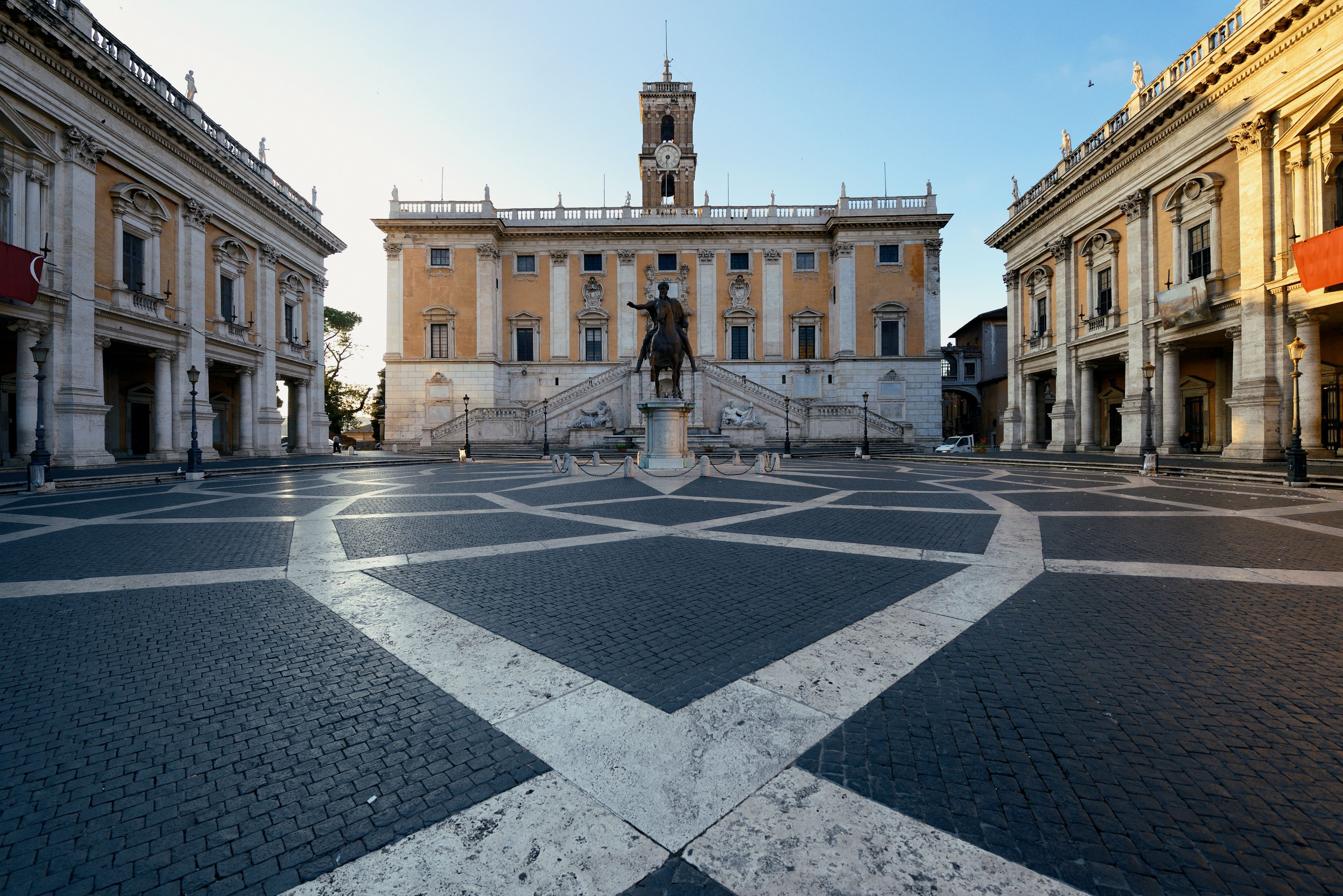 Plano Plaza Del Campidoglio