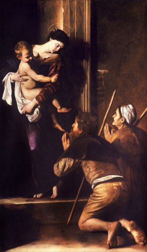 Madonna dei Pellegrini o di Loreto (Caravaggio), Basilica di Sant'Agostino - Roma, Lazio