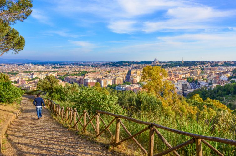 Riserva Naturale di Monte Mario, vista panoramica
