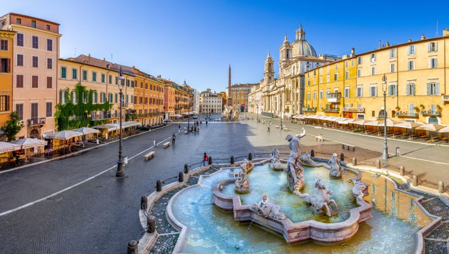 Vista aerea di Piazza Navona