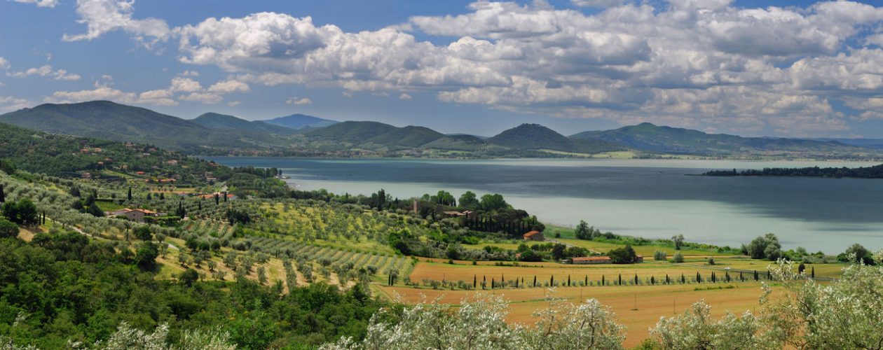 Vista panoramica sul Lago Trasimeno
