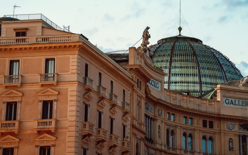 La Galleria Umberto I a Napoli