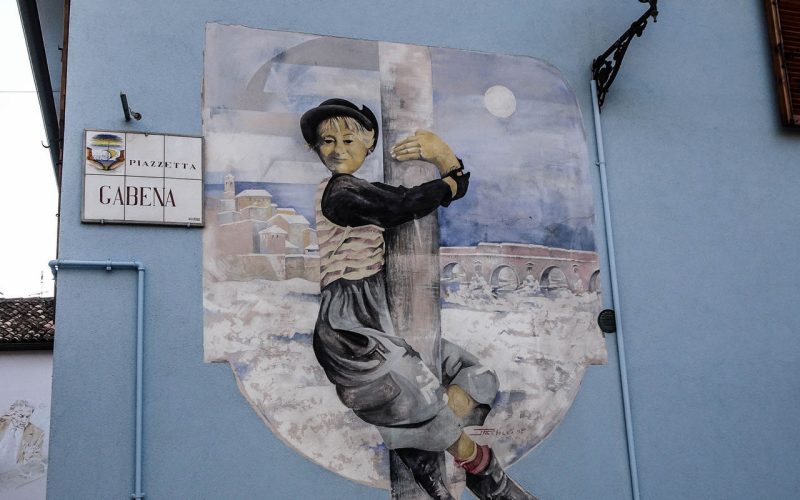 Giulietta Masina, attrice musa e moglie di Fellini ritratta a Borgo San Giuliano di Rimini
