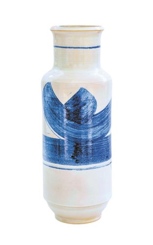 Vaso bianco e blu - Goffredo Gaeta