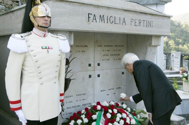 La tomba di Sandro Pertini a Stella San Giovanni