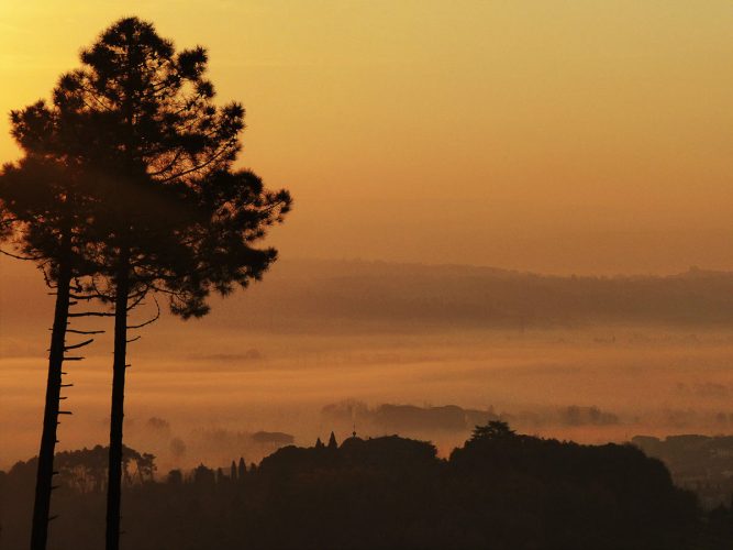 Among the Tuscan hills towards the medieval village of Chianni