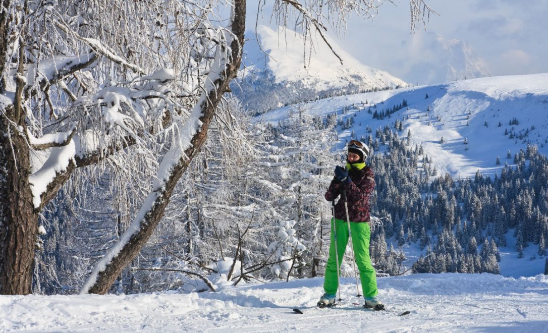Sciatrice in Val Gardena - Alto Adige