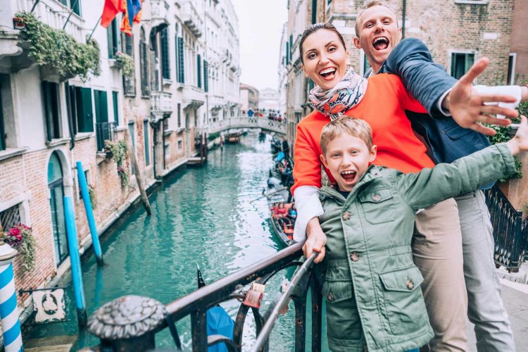 Famiglia sul Canale di Venezia - Venezia, Veneto
