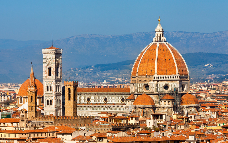 Cúpula de Brunelleschi en la Catedral de Florencia 