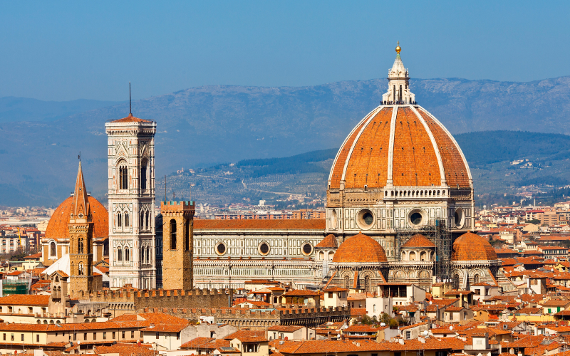 Cúpula de Brunelleschi en la Catedral de Florencia Cúpula de Brunelleschi en la Catedral de Florencia