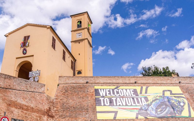 Tavullia, entre o motociclismo e as trufas