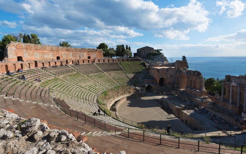 O teatro grego de Taormina